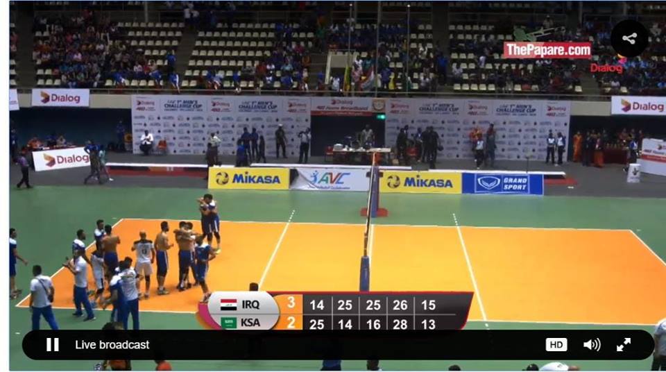 العراق بطلا لبطولة التحدي الآسيوي بكرة الطائرة بعد فوزه بالنهائي على السعودية