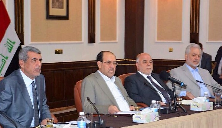 اجتماع بين قيادة ومجلس شورى حزب الدعوة بحضور المالكي والعبادي