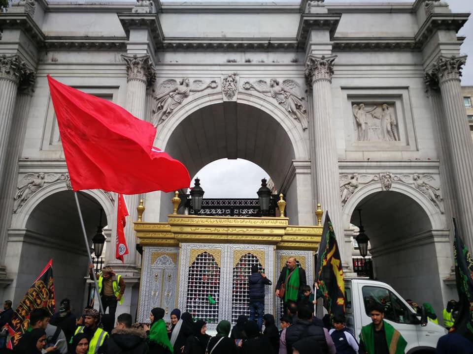 بالصور.. احياء مراسم عاشوراء في العاصمة البريطانية لندن