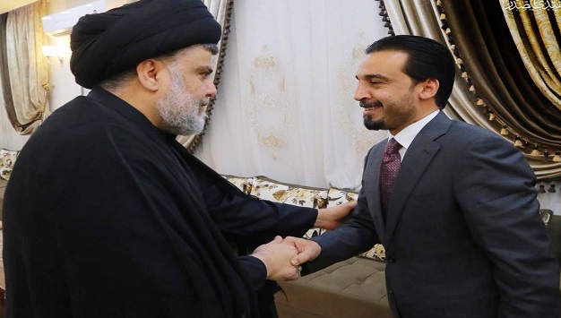 الحلبوسي ونائبيه يصلون النجف ويلتقون بالصدر