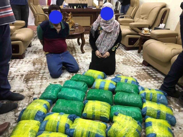 بالصور.. ضبط 170 كغم من المخدرات واعتقال مروجيها في بغداد