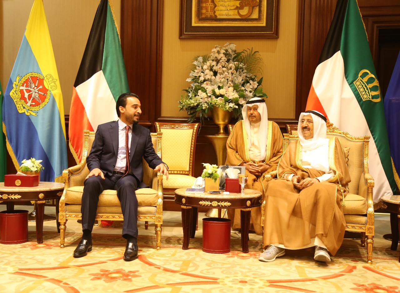 امير الكويت يؤكد للحلبوسي وقوف بلاده مع وحدة واستقرار العراق