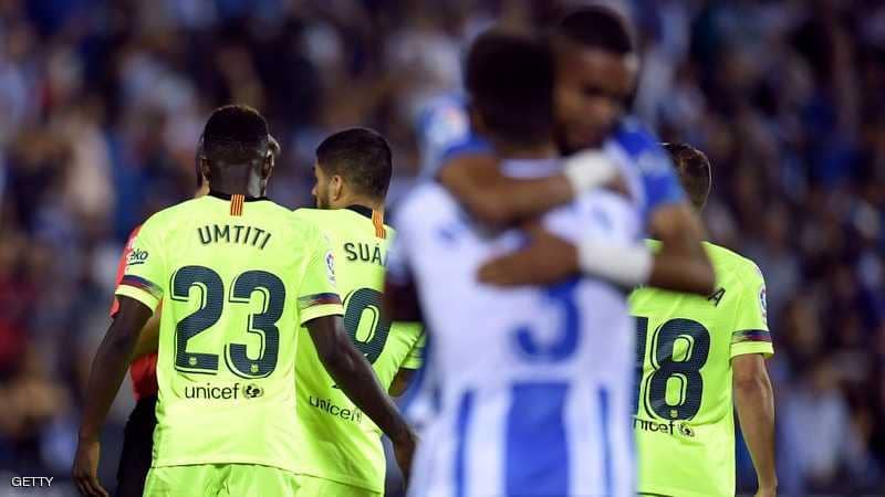 برشلونة يتعرض لهزيمة صاعقة