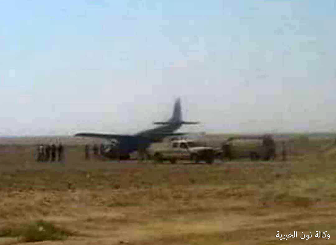 بالصورة..  هبوط اضطراري لطائرة عسكرية عراقية جنوب السليمانية