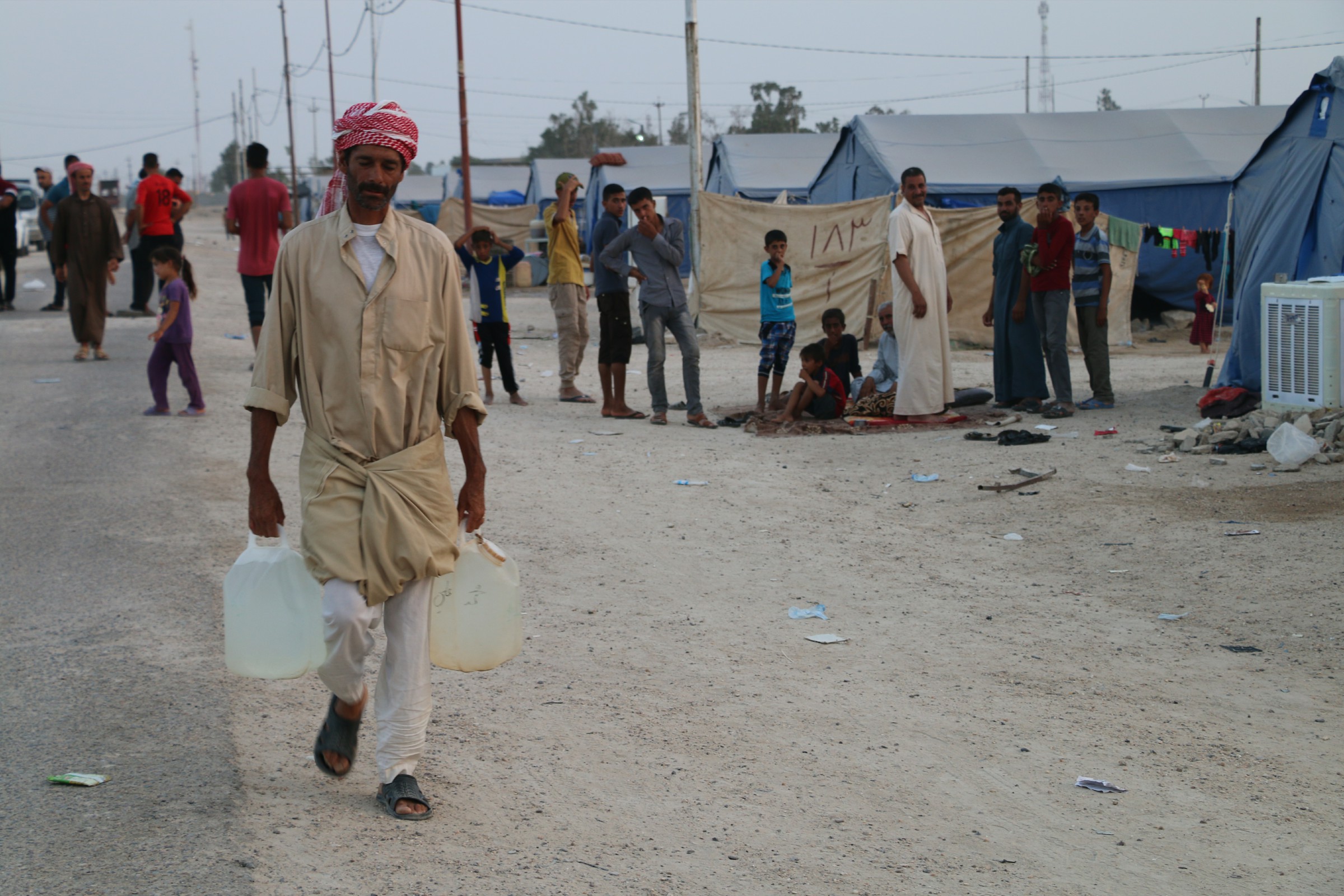 اغلاق جميع مخيمات النزوح في الخالدية بالأنبار