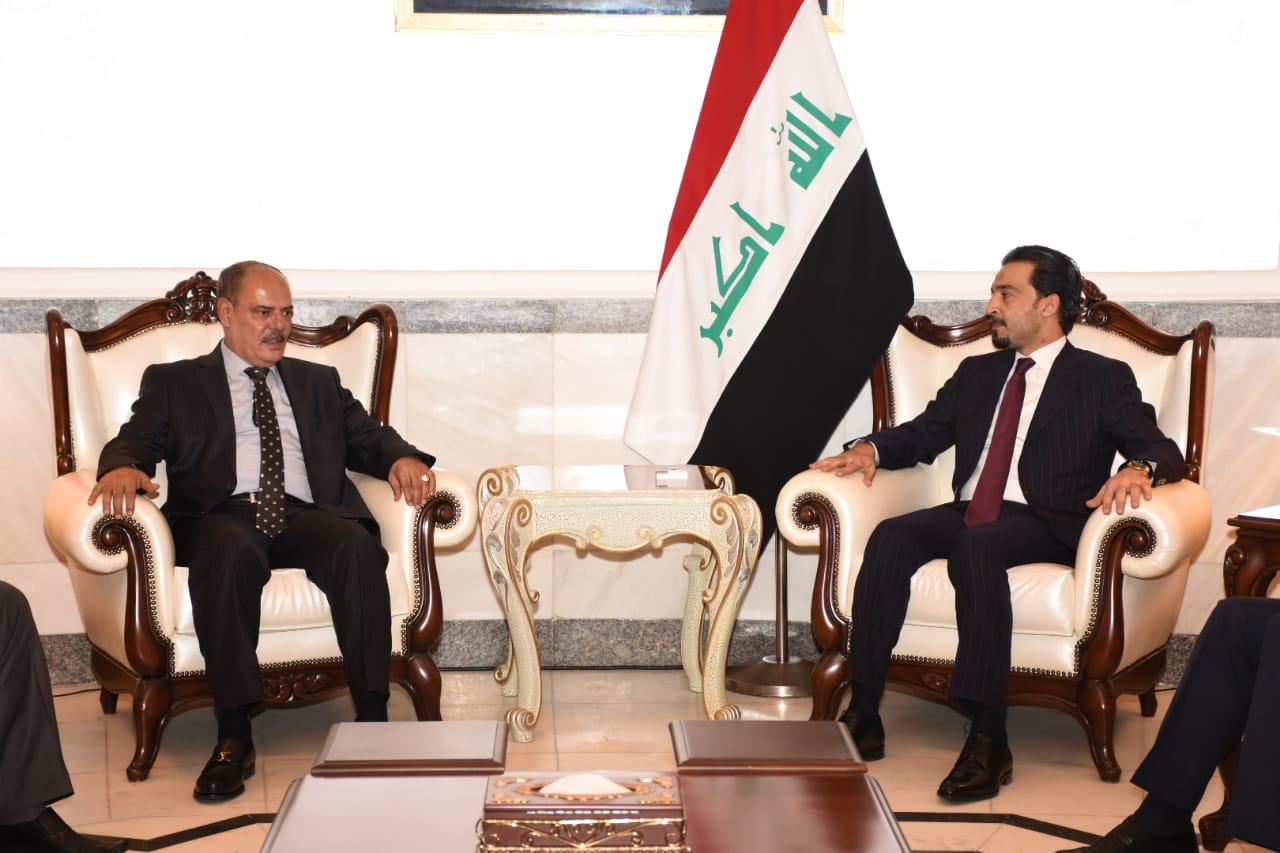 الحلبوسي لنقيب الصحفيين: الفترة المقبلة ستكون مثمرة بالتعاون بين البرلمان والأسرة الصحفية