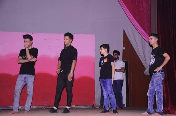 ( نزف داخلي ) عمل مسرحي ملحمي ميساني في مهرجان مسرح التعزية الدولي الرابع