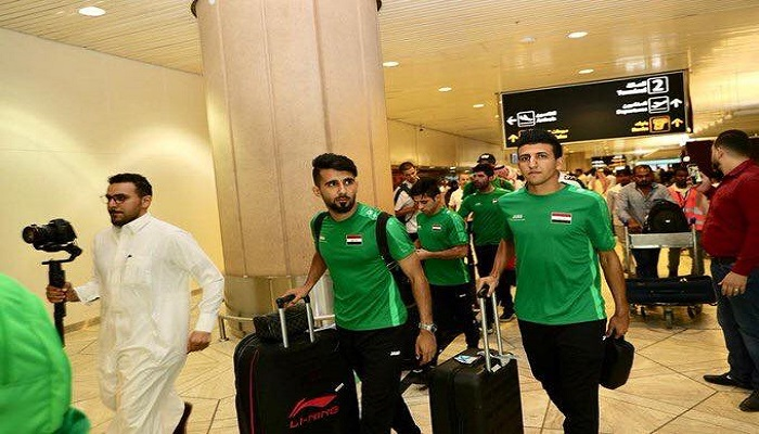 بعثة المنتخب العراقي تصل الى الرياض للمشاركة بالبطولة الرباعية