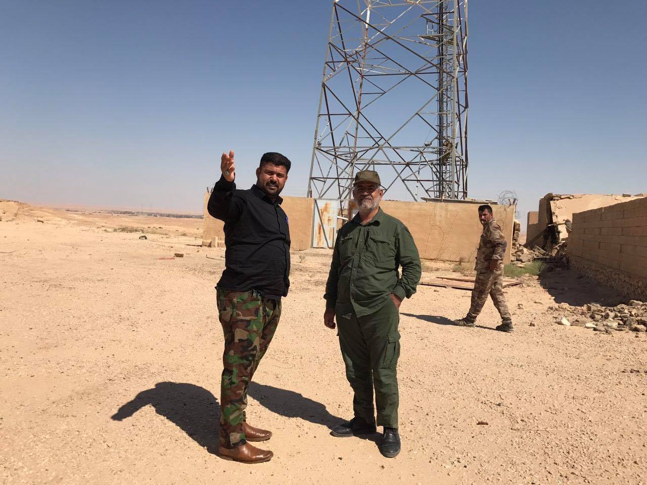 لواء 13 حشد شعبي يطهر أبراج إتصالات راوة غرب الأنبار