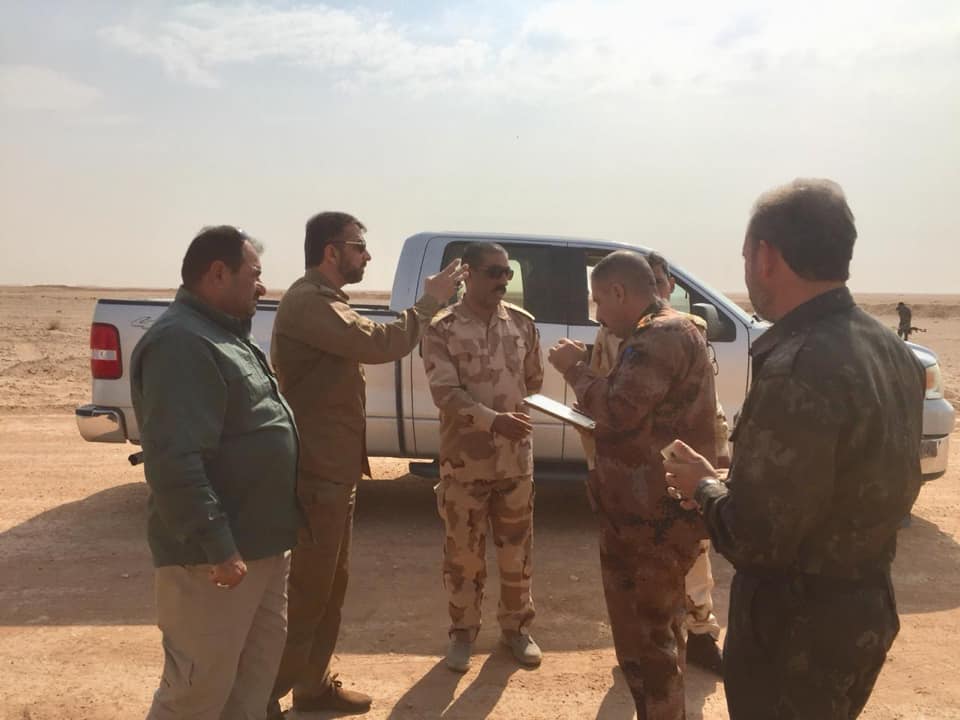 الحشد الشعبي ينفذ عملية تفتيش لصحراء كربلاء وصولا إلى الحدود الجنوبية للنجف