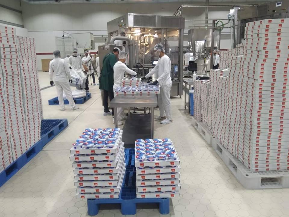 بدء التشغيل التجريبي لمعمل الريان الاستثماري لإنتاج الالبان