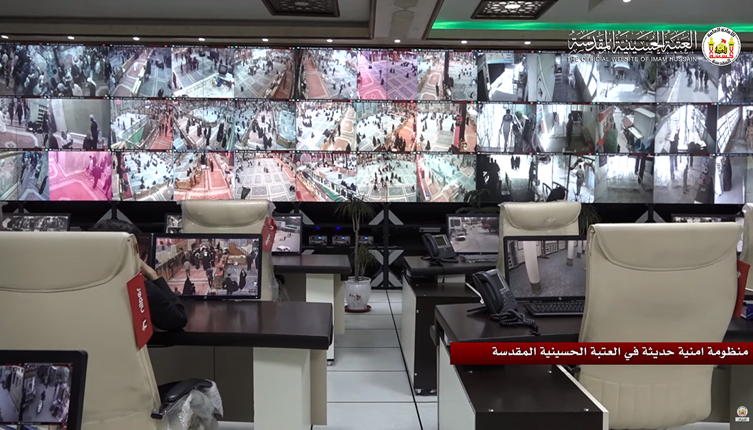 في كربلاء:كاميرات خاصة للتعرف على اعداد زوار الاربعين وتنظيم الزيارة المليونية