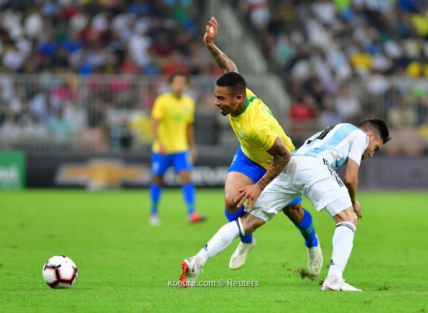 هدف قاتل للبرازيل في مرمى الارجنتين يمنحهم لقب (سوبر كلاسيكو)