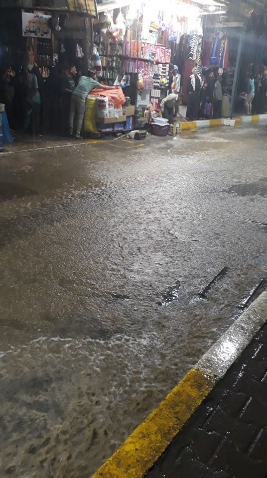 بالصور :امطار رعدية في كربلاء المقدسة