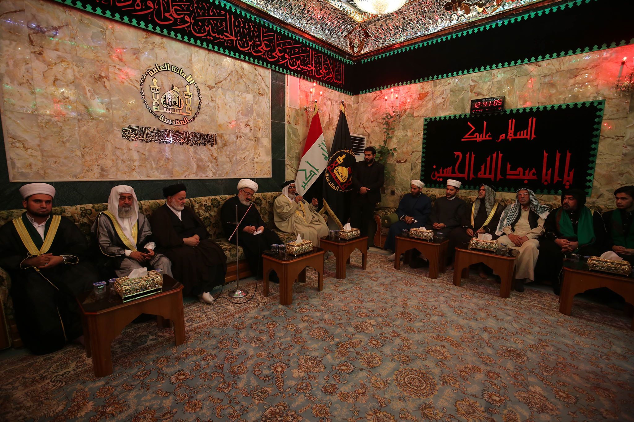 بالصور:ممثل السيستاني يلتقي بوفد من الموصل وكركوك وصلاح الدين ويشدد على ضرورة حث الحكومة لاعادة الاعمار وتوفير الخدمات