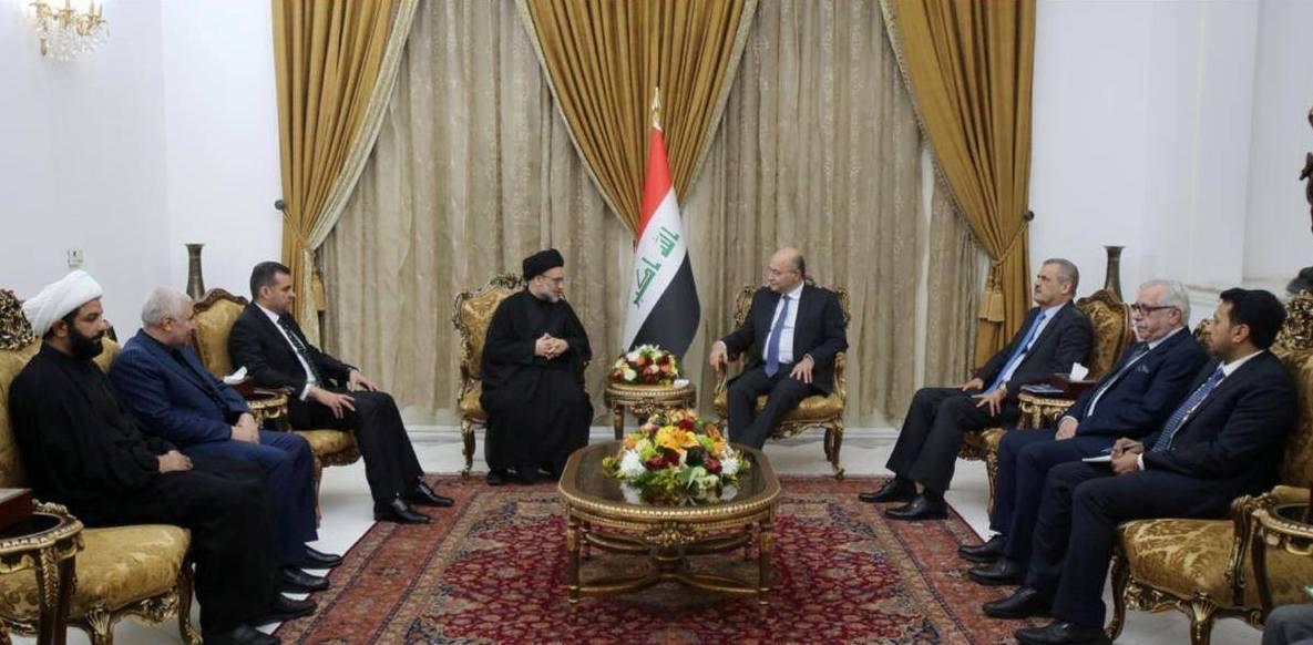 رئيس ديوان الوقف الشيعي يزور رئيس الجمهورية الدكتور برهم صالح ويهنيئه بالمنصب