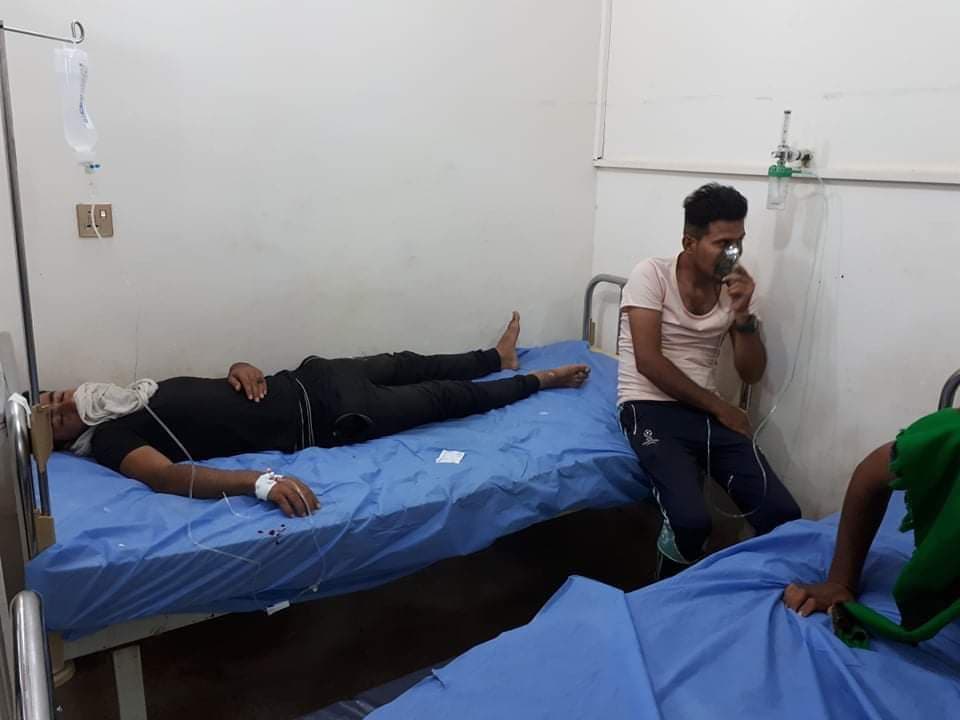 كربلاء تسجل أكثر من ( 200 ) حالة إختناق بسبب العواصف الترابية