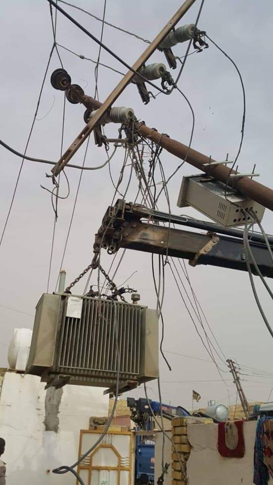 بالصور:توزيع كهرباء ميسان تعلن عن حجم الأضرار التي إصابة الشبكة نتيجة سوء الأحوال الجوية