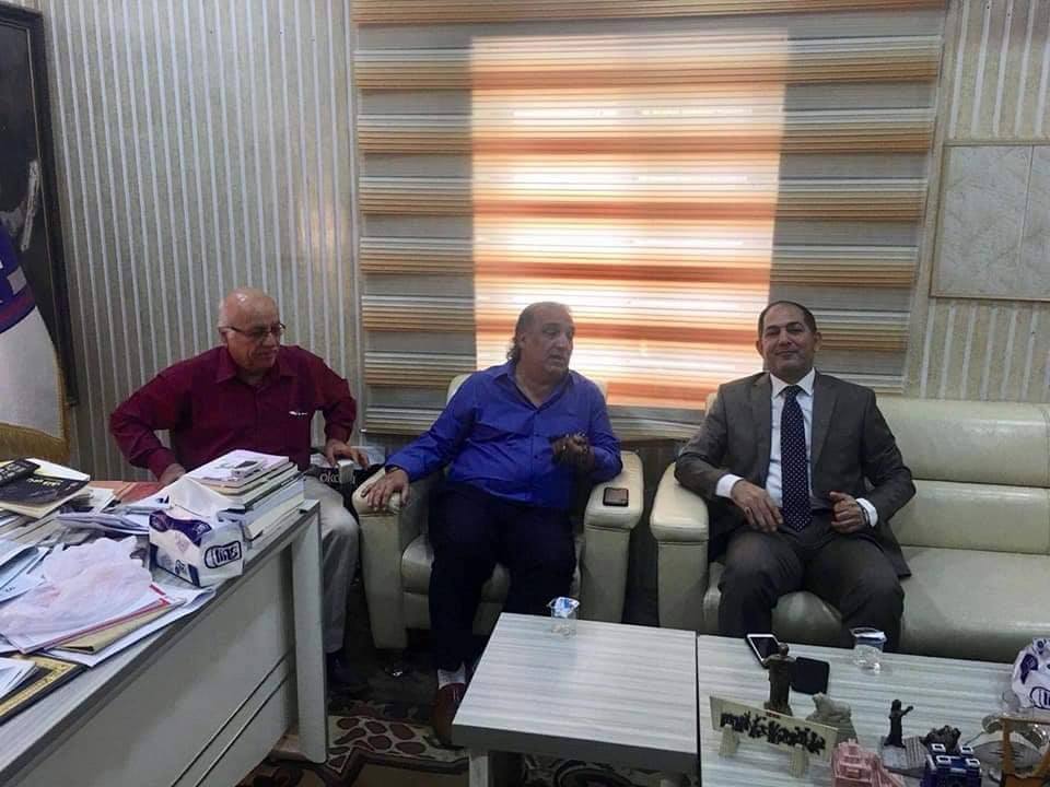 بالصور.. وزارة الثقافة من حصة العصائب والوزير المرشح يزور مقر اتحاد الادباء