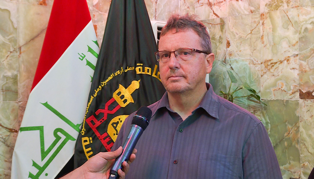 رئيس كنيسة امريكي يسير الى كربلاء:زيارة الاربعين اكبر تجمع يمثل الانسانية في العالم