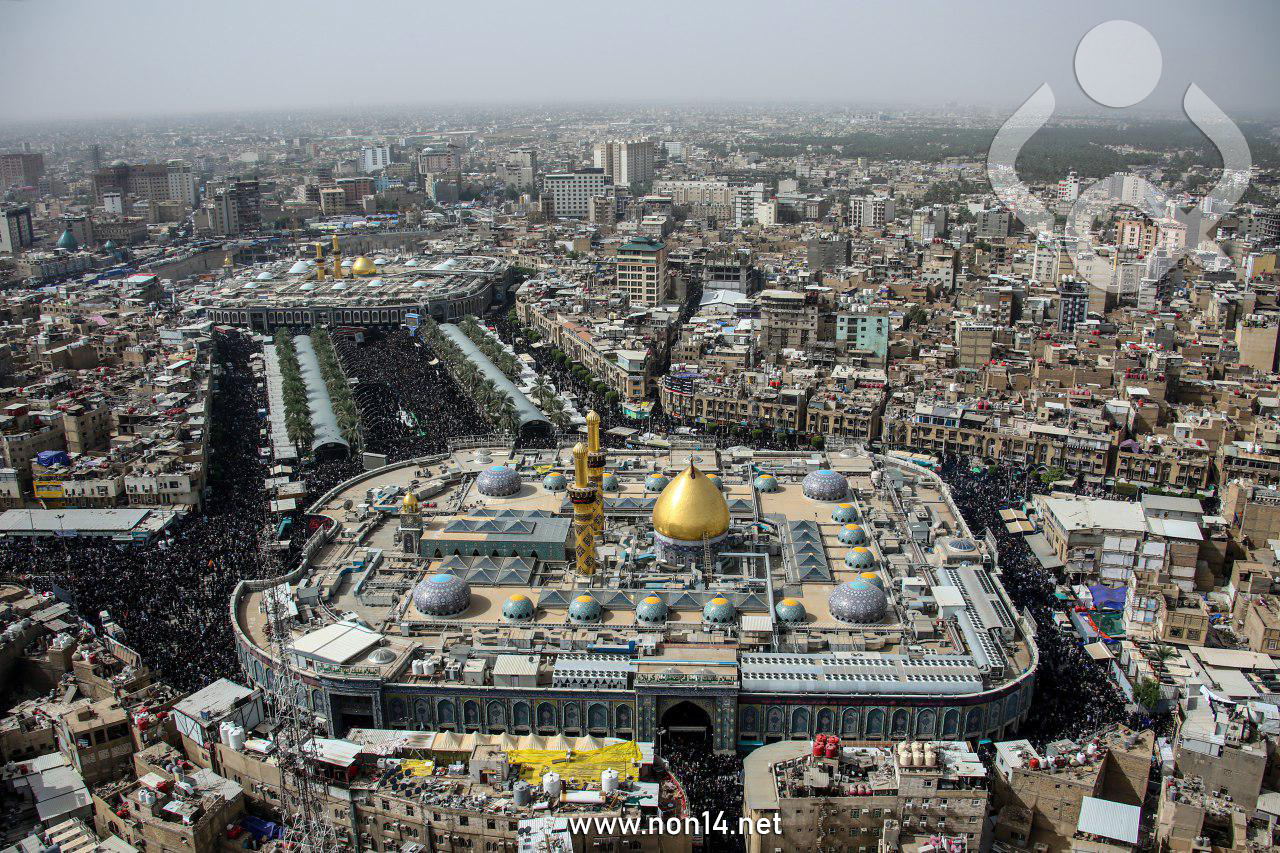 بالصور والفيديو  من الجو .. هكذا تزحف الملايين صوب كربلاء من جميع الجهات