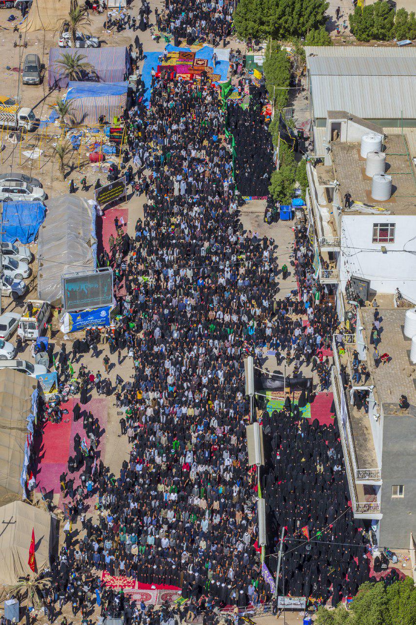 عمليات الفرات الاوسط: مازالت الحشود المليونية تتوافد الى كربلاء