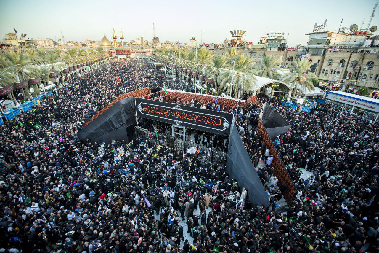 في ثواني قليلة .. الملايين يحيون ذكرى الاربعين (فيديو)