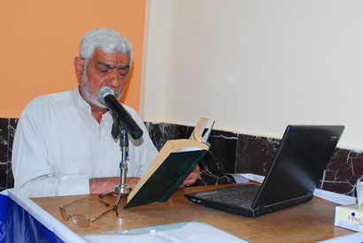 لقاء مع مؤذن العتبة الحسينية المقدسة الحاج مصطفى الصراف :قراءة القرآن بالطريقة العراقية فيها روحانية وخشوع