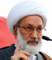 بلطجية آل خليفة تهدد آية الله عيسى القاسم بالقتل والبحرينيون ينددون بان قاسم دونه الرقاب