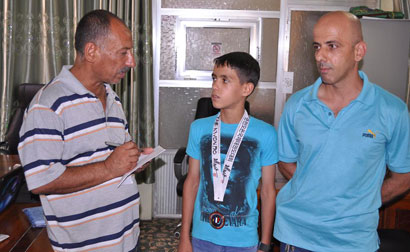 موقع نون يلتقي بالعراقي الفائز بالمركز الثاني على العالم بالتايكوندوا