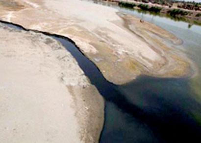 اطلاق مياه من نهر دجلة لوقف امتداد اللسان الملحي داخل شط العرب