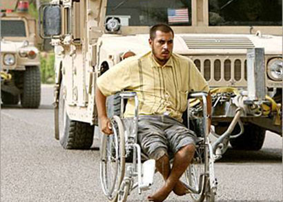 اكثر من مليون معاق جراء الحروب والارهاب في العراق