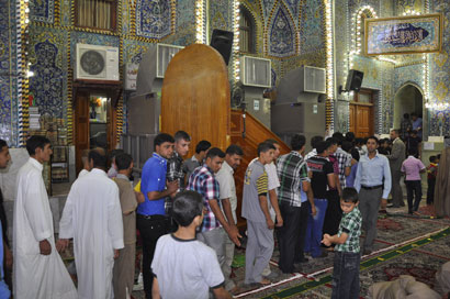 مسؤول متحف الامام الحسين : اكثر من 20000 الف زائر تجولوا داخل المتحف خلال فترة  عيد الفطر المبارك