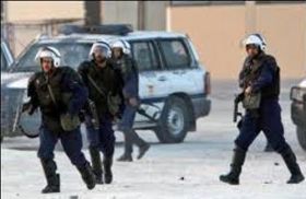 مظاهرة في الأردن لنصرة شعب البحرين .. وقوات الأمن الأردنية تفضها وتعتقل اثنين