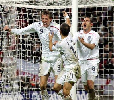 كرواتيا تحرم إنجلترا من التأهل لنهائيات كأس الأمم الأوروبية 2008