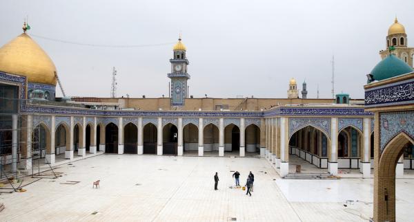 الإعمار في صحن مسلم بن عقيل (عليه السلام) الجديد(صور)