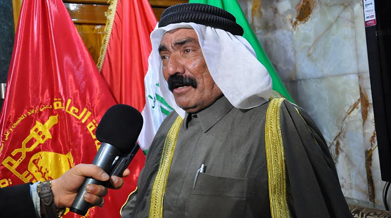 وفد من الشرقاط يزور العتبة الحسينية:السيستاني وحد العراقيين ولواء علي الاكبر يوزع الطعام بالمناطق المحررة