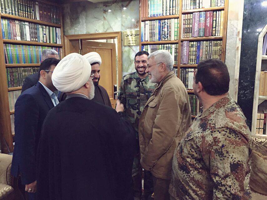 أبو مهدي المهندس يُطلع ممثل المرجعية العليا على استعدادات الحشد الشعبي للمعارك القادمة