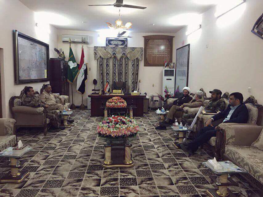 المهندس يبحث مع مسؤولي الأمن في كربلاء توحيد الجهود الأمنية لمنع اي خرق في كربلاء والنجف