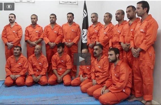 عصابات داعش الارهابيه تفرج عن (17) أسيرا كرديا من إقليم كردستان العراق