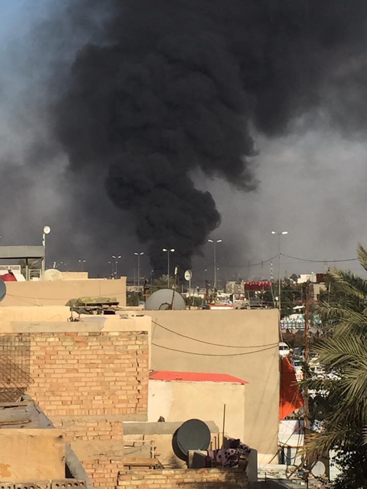 19 شهيدا وجريحا حصيلة تفجير شهداء البياع جنوبي بغداد (صور)