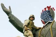 الامريكي الذي وضع علم بلاده على تمثال صدام  في ساحة الفردوس يكتب مذكراته