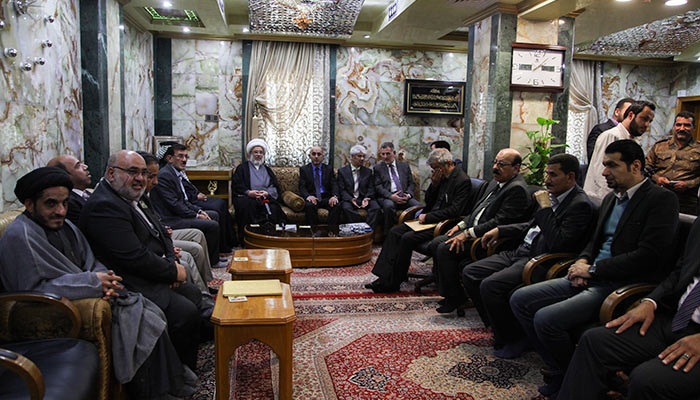 شعراء وأدباء العراق يلتقون بممثل المرجع السيستاني ويشكلون فوجا لزيارة المقاتلين في جبهات القتال