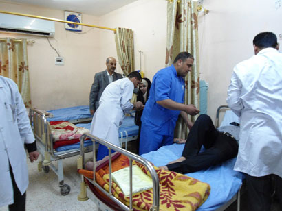 تردي في خدمات مستشفى الهندية العام في كربلاء وتحذيرات من تسرب اشعاعي في قسم الاشعة (مصور)