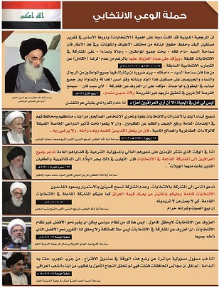 العتبة الحسينية تنفي اصدارها بوستر يخص الانتخابات المحلية