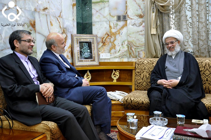 ممثل المرجع السيستاني يستقبل محافظ قزوين  والقنصل الايراني في كربلاء