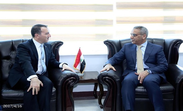 رئيس مجلس القضاء الأعلى يستقبل سفير الجمهورية التركية