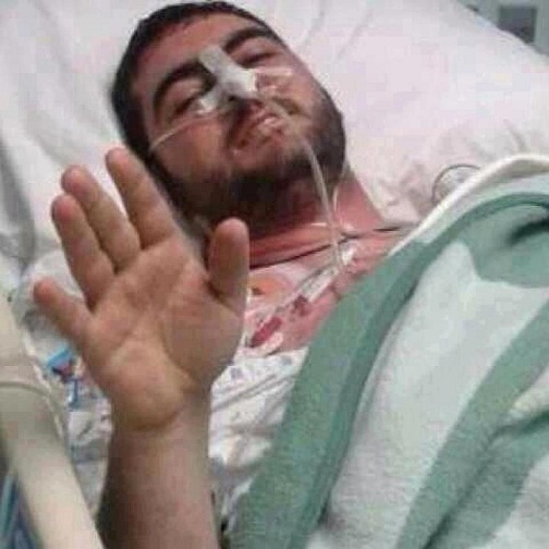 دمشق :صورة لاحد شهداء مرقد العقيلة زينب قبل استشهاده