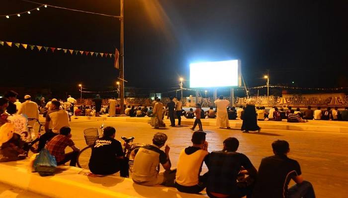 سبع شاشات عملاقة في كربلاء لنقل بطولة كأس العالم 2014