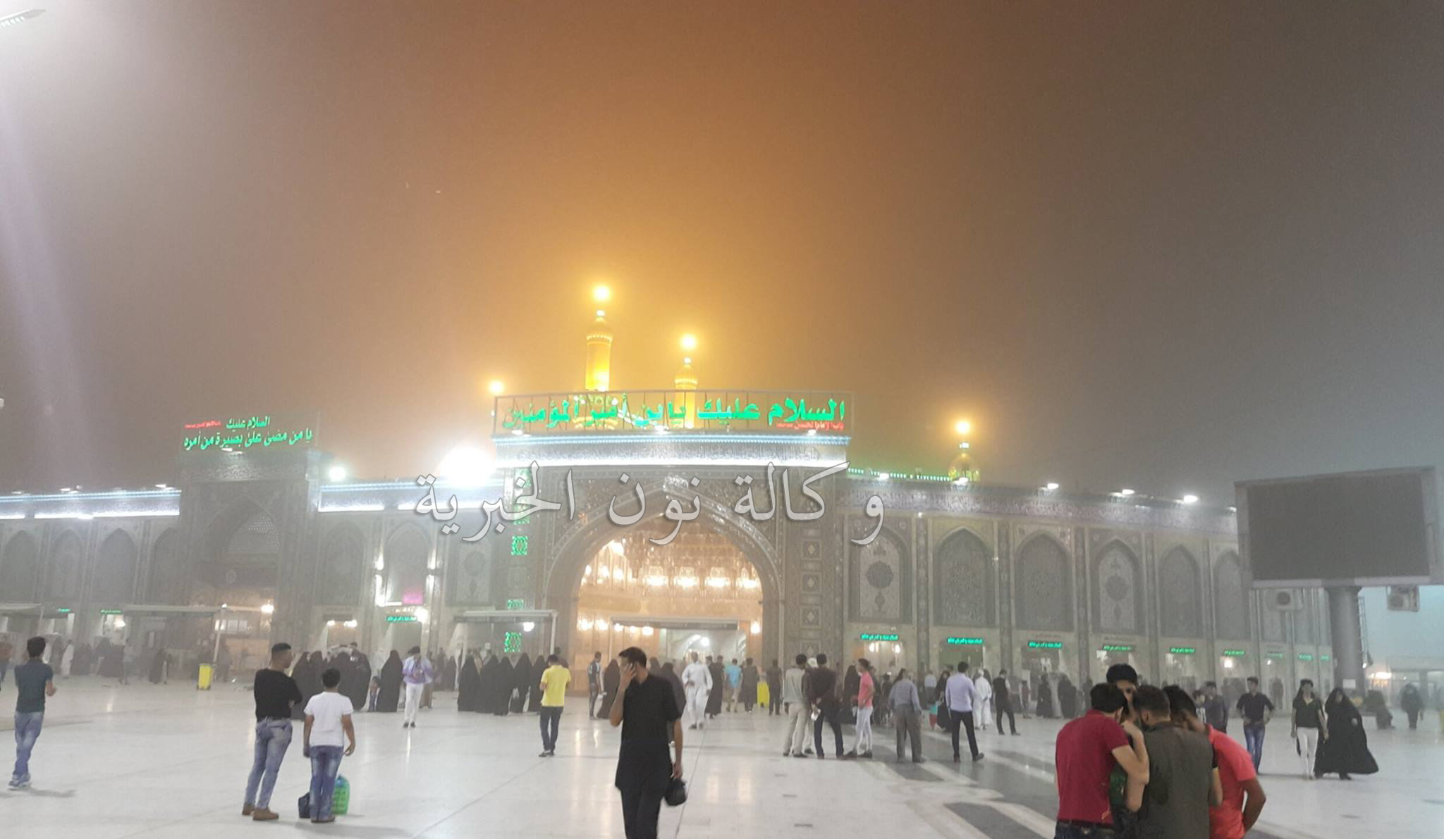 بث مباشر: عاصفة ترابية شديدة تجتاح كربلاء